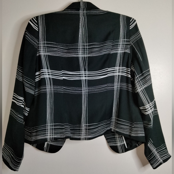 Worthington (Size Lp) Black & White 1-Button Lined LS Blazer Jacket (NEW-NWT) - Picture 10 of 10